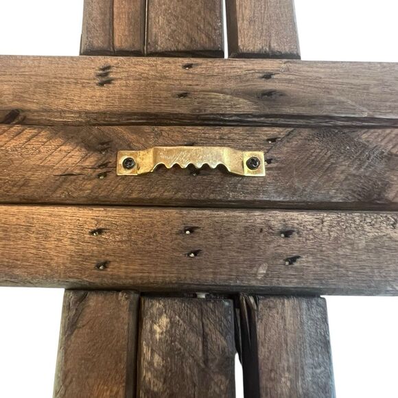 Rustic Wood 16″ Wall Cross Red Heart Accent Farmhouse Southwest Home Decor - Picture 5 of 8